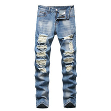 Charger l'image dans la galerie, Men's Faded Denim Jeans