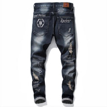 Charger l'image dans la galerie, Embroidered Letter Denim Jeans