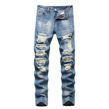 Charger l'image dans la galerie, Men's Faded Denim Jeans