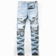 Charger l'image dans la galerie, Men's Faded Denim Jeans