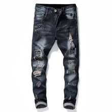 Charger l'image dans la galerie, Embroidered Letter Denim Jeans