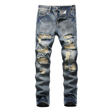 Charger l'image dans la galerie, Men's Faded Denim Jeans
