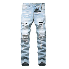 Charger l'image dans la galerie, Men's Faded Denim Jeans