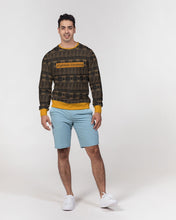Charger l'image dans la galerie, Hatchi Tribal Print Men's Classic French Terry Crewneck Pullover