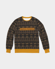 Charger l'image dans la galerie, Hatchi Tribal Print Men's Classic French Terry Crewneck Pullover