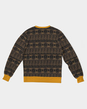 Load image into Gallery viewer, Hatchi Tribal Print Men&#39;s Classic French Terry Crewneck Pullover
