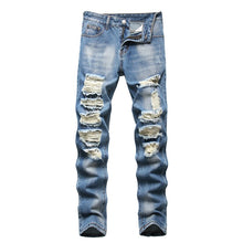 Load image into Gallery viewer, Men&#39;s Faded Denim Jeans
