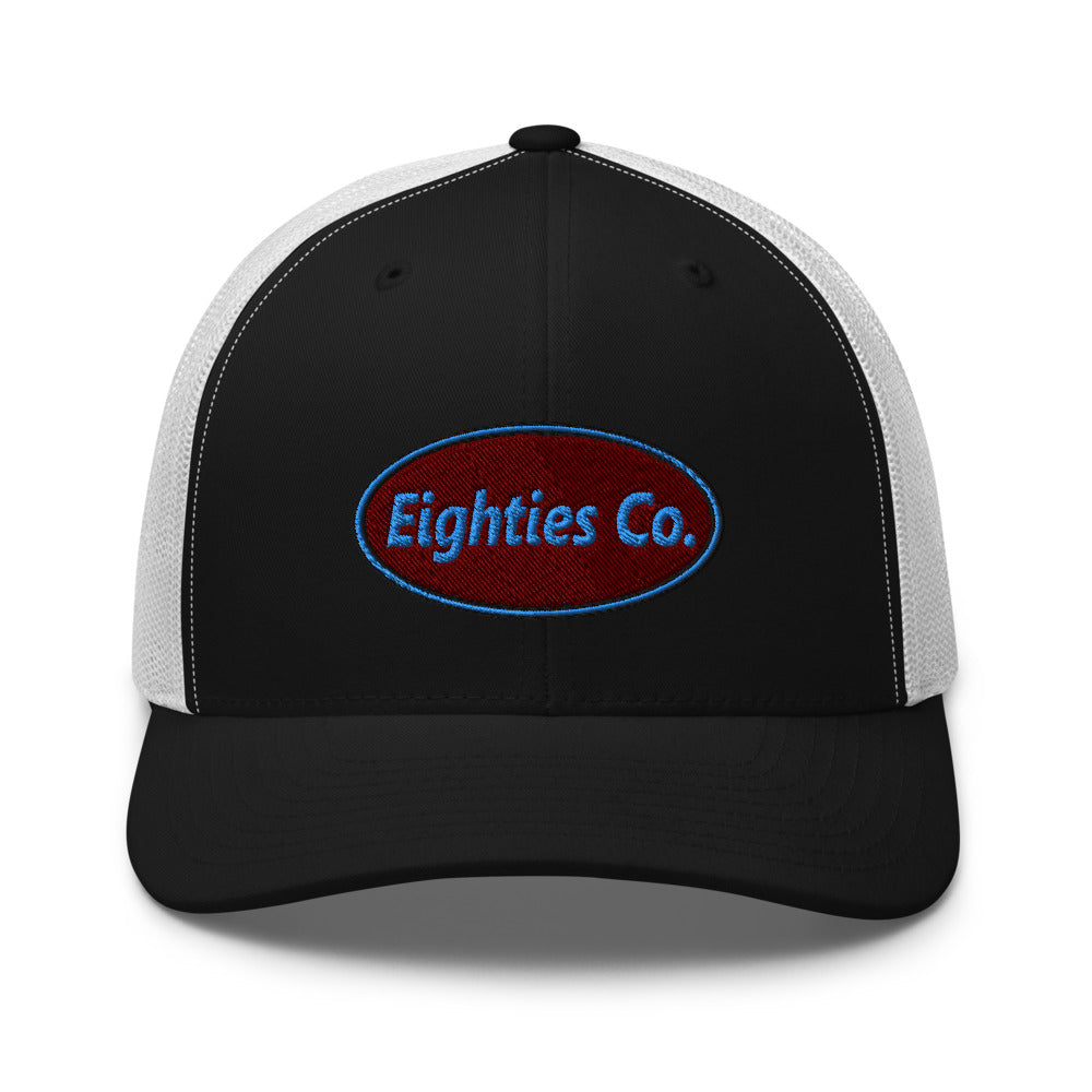 Retro Logo Eighties Company Trucker Hat